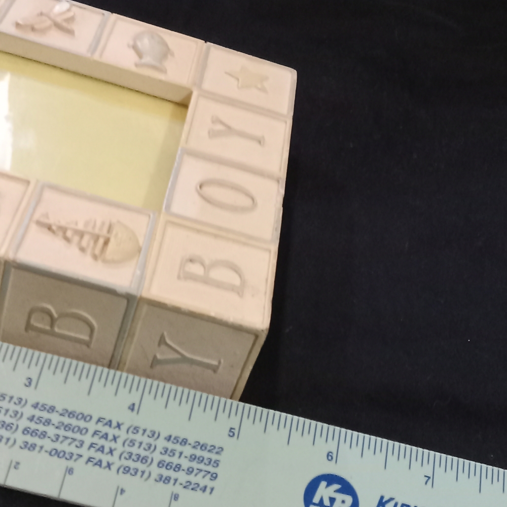 Cream Baby Boy Picture Frame - Picture 11 of 11